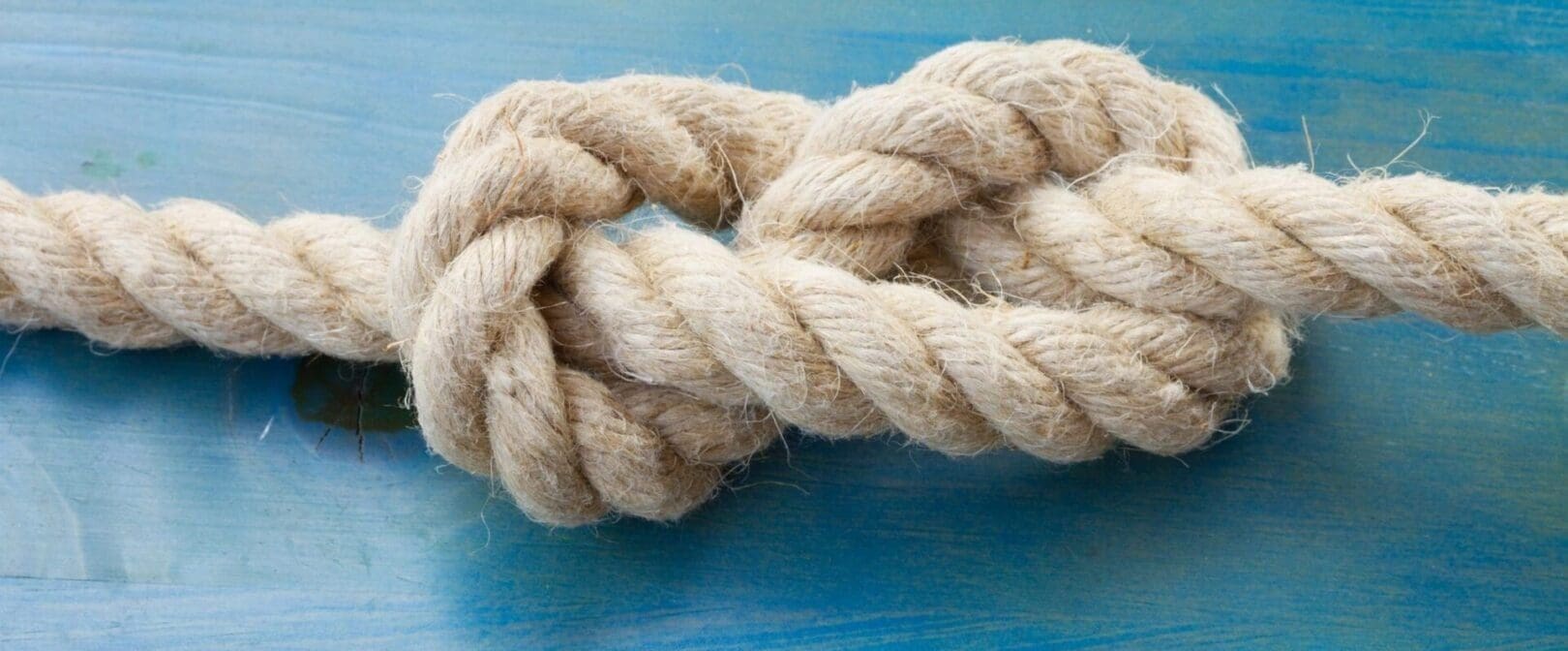 A rope is tied to the end of it.